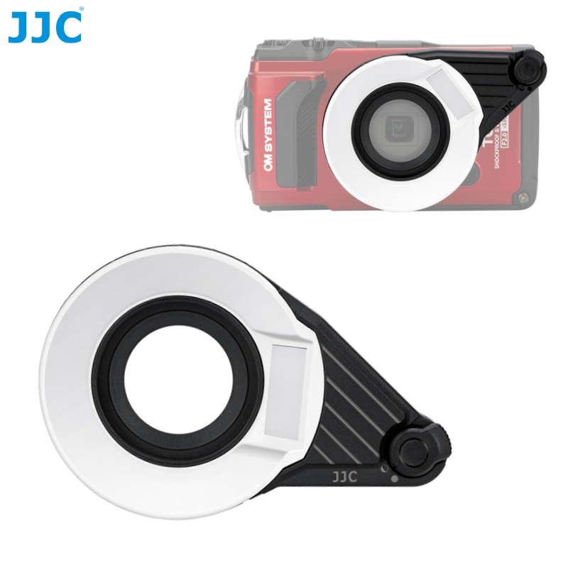 JJC เปลี่ยน Olympus FD-1 แฟลชกระจายแสง Flash Diffuser สําหรับ Tough TG-7 TG-6 TG-5 TG-4 TG3 TG2 TG-1 TG7 TG6 TG5 TG4 3 2 1 กล้องใต้น้ําอุปกรณ์ถ่ายภาพ