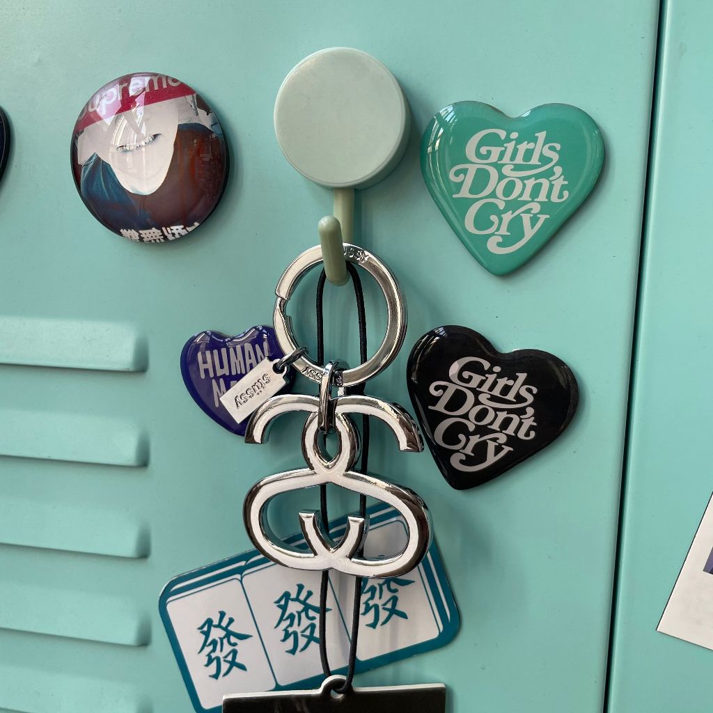 Street Wear stussy keyring พวงกุญแจ human made ss link พวงกุญแจ nigo สัตว์ สไตล์เดียวกันโตเกียว พวงก