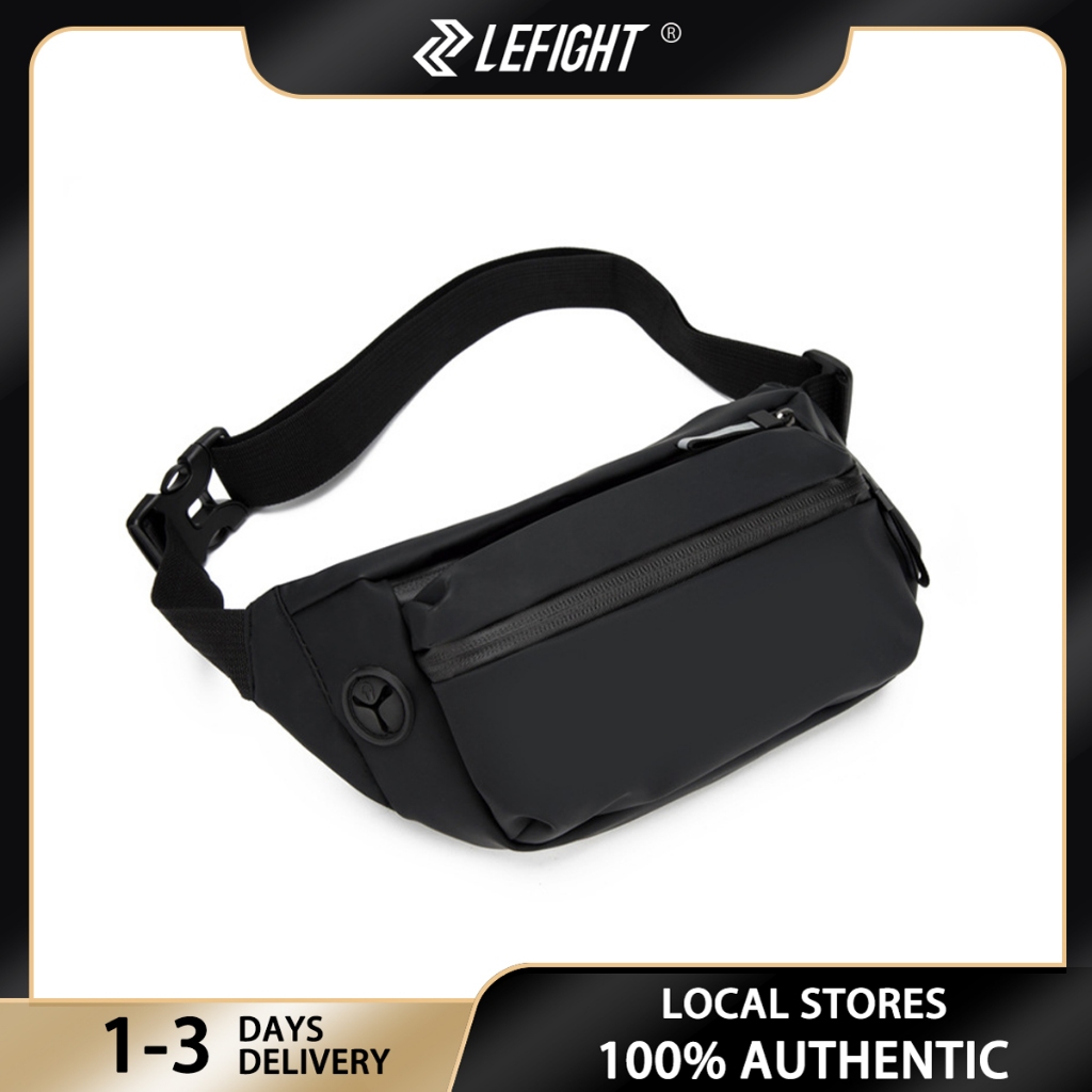 LEFIGHT Men Bag Chest Pack Functional Chest Bag Crossbody Chest Bag Zipper Bag Sports Bag