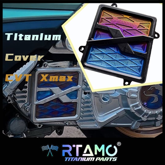 RTAMO Titanium Gr5 CVT Cover XMAX Brixxton Cover CVT สําหรับ XMAX