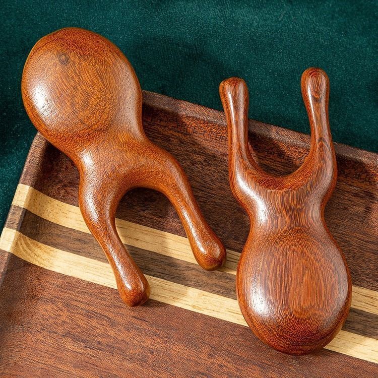 ไม้จันทน์ตาจมูกยกเครื่องมือนวดขูดนวดใบหน้ายกเครื่องมือเส้นเมอริเดียนจุดฝังเข็มจมูกยกมีดโกนนวดจมูก กัวซา เครื่องมือใบหน้าเพื่อผ่อนค