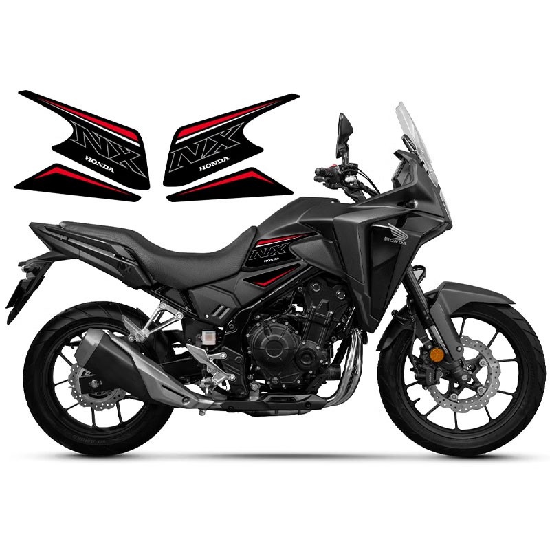 สําหรับ HONDA nx500 NX 500 nx500 NX400 NX 400 CB400X 2023 2024 รถจักรยานยนต์ใหม่ถัง Pad Protector สติกเกอร์รูปลอกแก๊สเข่า Grip