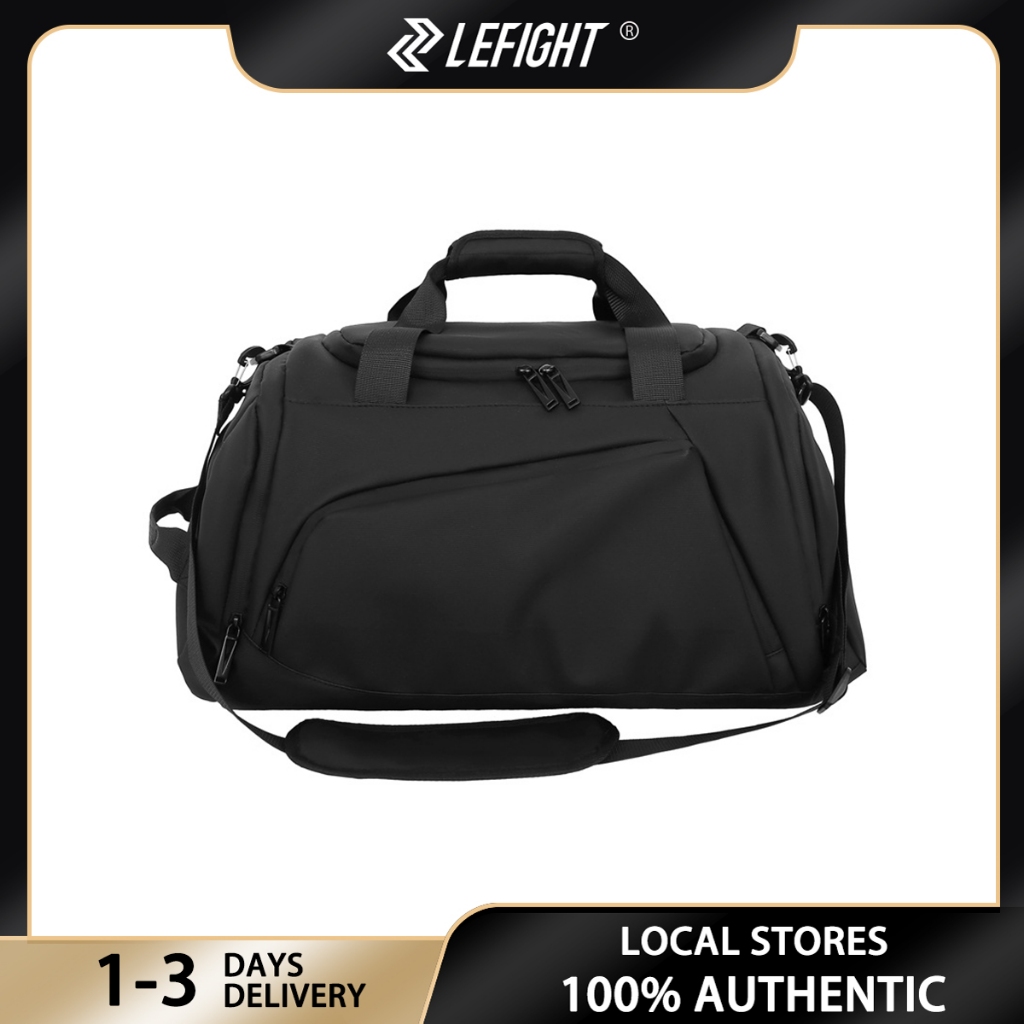 LEFIGHT ความจุขนาดใหญ่ Men Travel Duffle กระเป๋ากันน้ํา Oxford กระเป๋าเดินทาง กระเป๋าถือ กระเป๋าสะพา