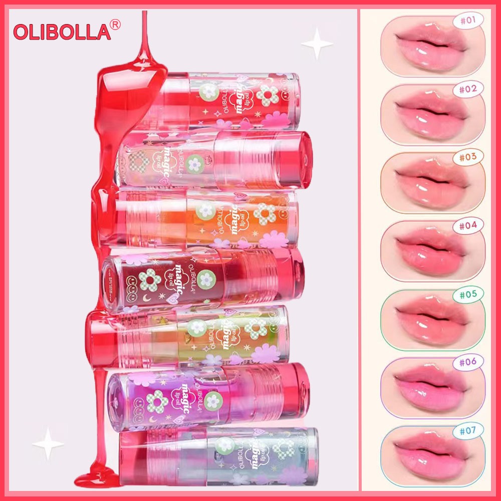 OLIBOLLA lipstick magic lip oil เมจิก ลิปออยล์ ลิปออยล์ซ้อก้าด วิตามินซีชนิดละลายในน้ำมัน ทำให้ผิวกระจ่างใส เปลี่ยน PH