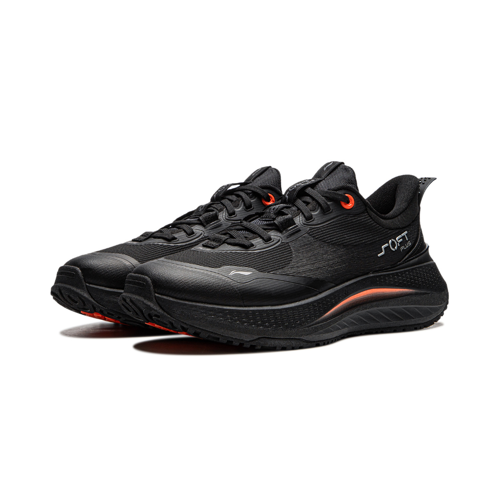 Li-ning SOFT PLUS Men Athleisure footwear กีฬามืออาชีพ AGLU087 Legit Official Store