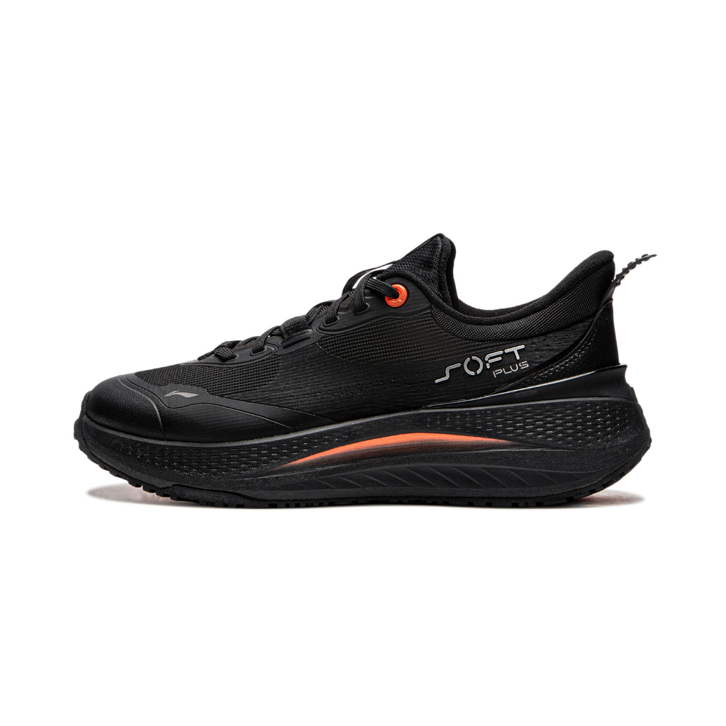 Li-ning SOFT PLUS Men Athleisure footwear กีฬามืออาชีพ AGLU087 Legit Official Store