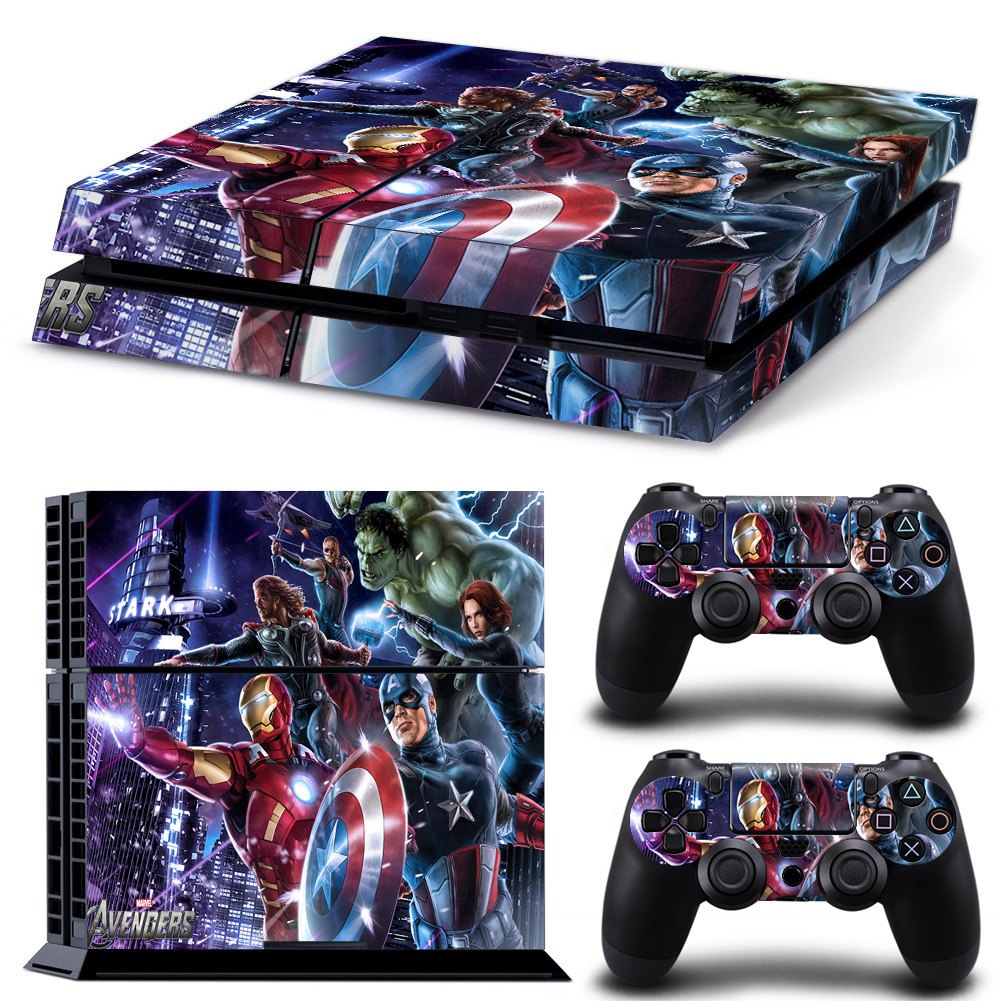 99 สีสติกเกอร์ผิวใช้งานร่วมกับ Sony Playstation 4 ไขมันไวนิล Decal ชุดฟิล์มป้องกันห่อสําหรับ PS4 คอนโซลไขมัน & 2 ชิ้น Dualshock Controllers