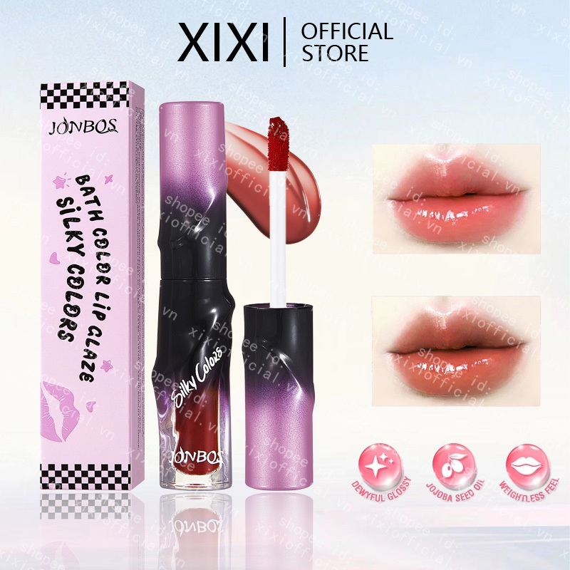 Xixi Lip Glaze Glass Water Lifter Gloss, Hydrating Plumping Gloss ลิปกลอส Moisturizing Sweet Lip Gla