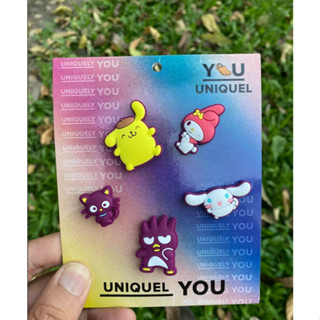 New ชุด Jibbitz Crocs, shoe flower hole อุปกรณ์รองเท้า, ดอกไ…