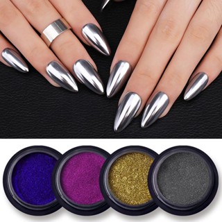 Born PRETTY ผงกลิตเตอร์ สีทอง แชมเปญ สีเงิน สีม่วง สีชมพู สํ…