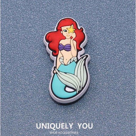 New ชุด Jibbitz Crocs, shoe flower hole อุปกรณ์รองเท้า, ดอกไม้รองเท้า, Sea Series Mermaids ราคา ถูกที่สุด ดีลบีเคเค แกลเลอรีภาพที่ 2