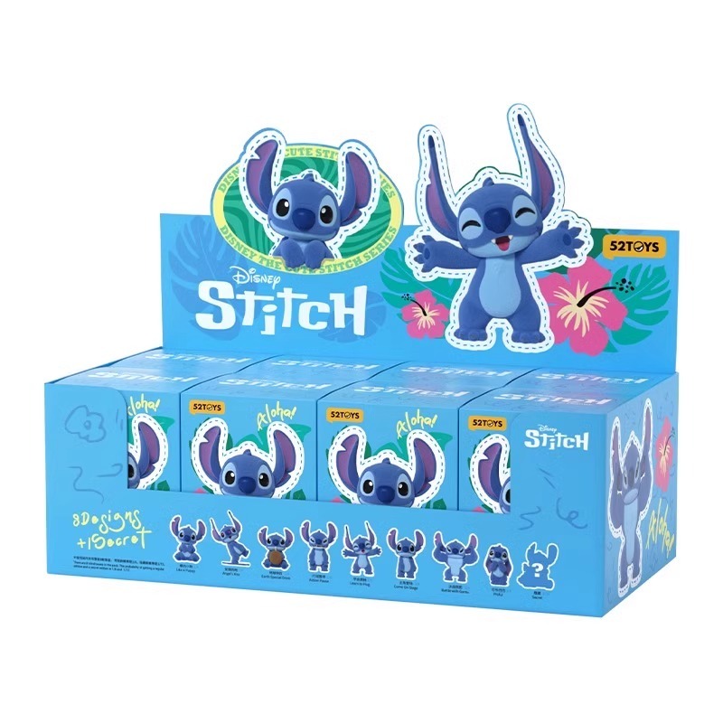 เตรียมการจัดส่ง ของแท้ [52TOYS] Disney Stitch Cute Mystery Box Stitch Hand-Made Trend Play