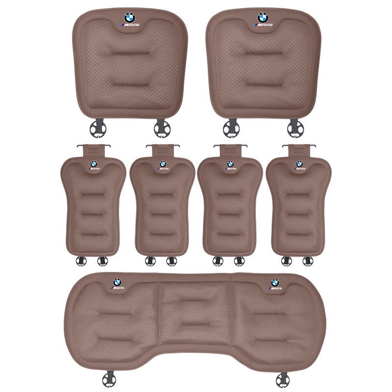 เหมาะสําหรับ BMW M MINI เบาะรองนั่งรถยนต์ แผ่นรองระบายอากาศและแผ่นผ้าไหมน้ําแข็ง Standard 3 Series 5 Series 7Series X1X3X5X6 ฝาครอบที่นั่ง car seat cover - รูปที่ 7