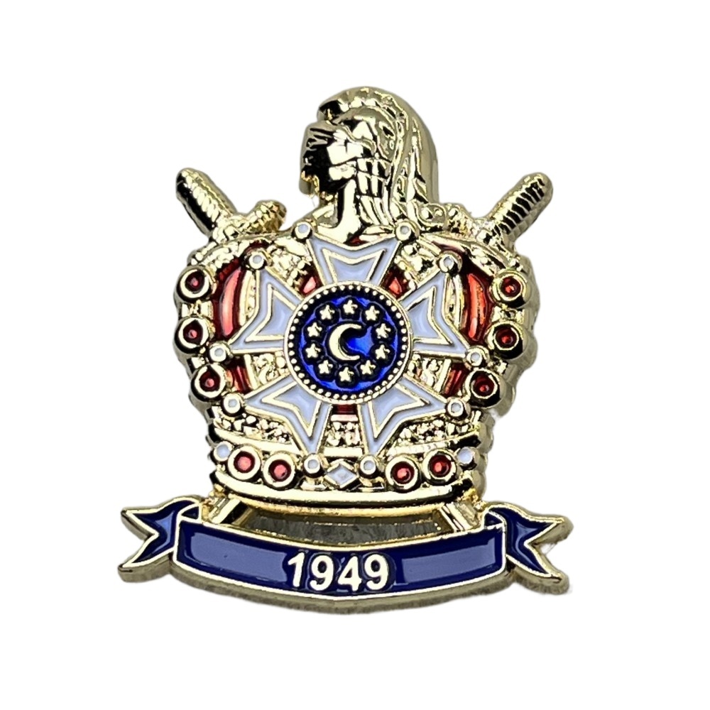 เครื่องประดับแฟชั่น Demolay 1949 เข็มกลัด Pin เข็มกลัดขนาด 32x25 MM