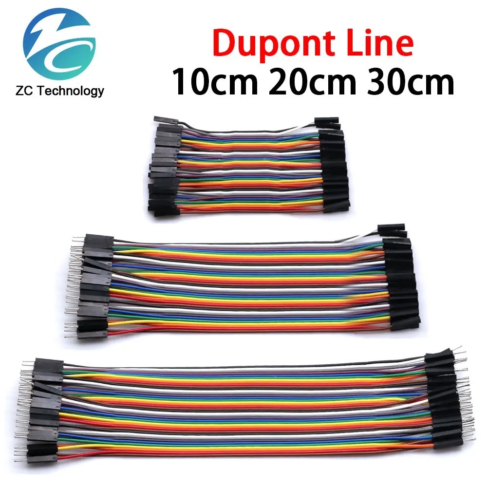 Dupont Line 40Pin 10 ซม.20 ซม.30 ซม.ชาย + ชายหญิงและหญิงจัมเปอร์ลวด Dupont สายสําหรับ Arduino DIY KIT