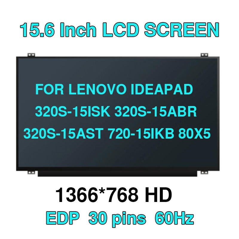 15.6 "Slimแล็ปท็อปหน้าจอLCD N156BGA-EA3 C1 Fit NT156WHM-N45 V8.0 สําหรับLenovo ideapad 320S-15ISK 32