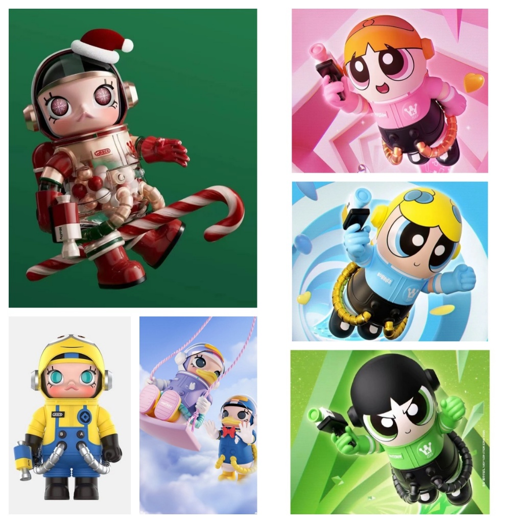 [Ready Stock] POPMART SPACE MOLLY 400% Series (2) Girl Gift