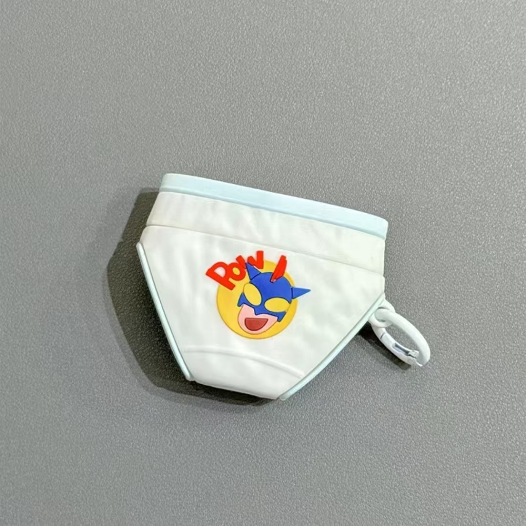 Crayon Shin-chan 3Dกางเกงรูปร่างAirpods Pro2 กรณีAirpods 4/4(ANC) กันกระแทกหูฟัง,ใช้งานร่วมกับAirPods 1 2 3 Pro2 4/4 (ANC)