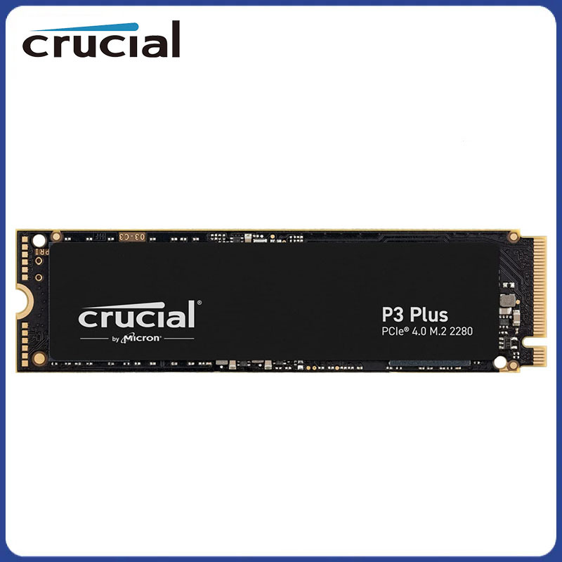 Ccrucial P3 Plus 500GB 1TB 2TB 4TB PCIe Gen4 3D NAND NVMe M.2 SSD สูงสุด 5000MB/s