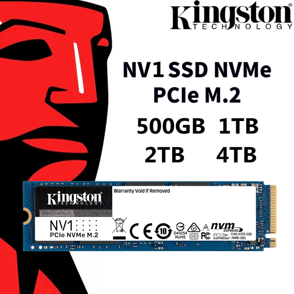 Kingston NV1 M.2 Nvme SSD 2TB PcIe 2280 Solid State Hard Drive สําหรับแล็ปท็อปเดสก์ท็อปพีซี