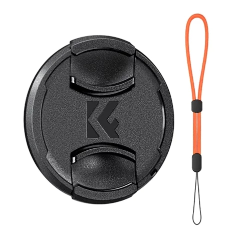 K&f Concept Lens Cap 49mm-82mm Snap-on Center Pinch Front Lens Cover