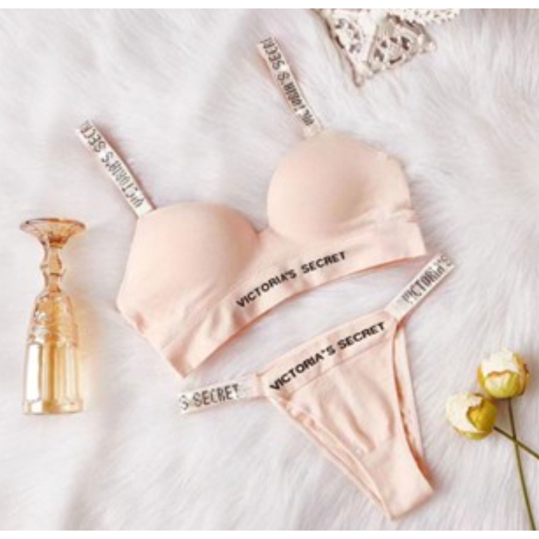Victoria's Secret ชุดชั้นในดันทรง ขนาดใหญ่ ใส่สบาย เซ็กซี่ สําหรับผู้หญิง PCJA