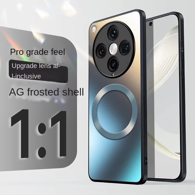 สําหรับ OPPO ค้นหา ค้นหา X8 X6 X5 pro X7 ultra realme 13 12 11 pro plus gt neo 7 6 6se 5 กรณี Hard Matte แม่เหล็กชาร์จไร้สายป้องกันปกหลังสําหรับค้นหา X8 X7 X6 X5Pro Shell