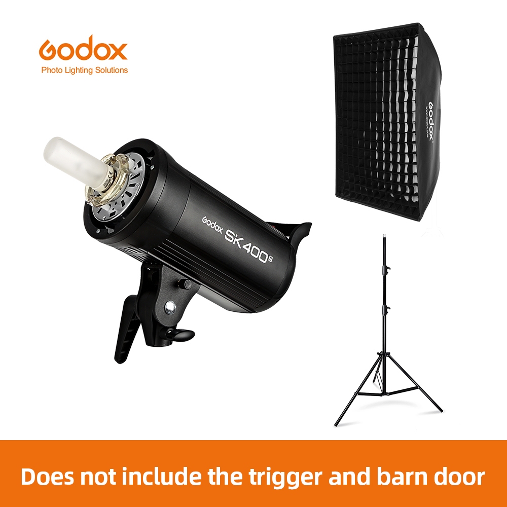 Godox SK400II Studio Flash Lighting Kit 2.4G X Professional Compact Studio Flash System สําหรับสตูดิ