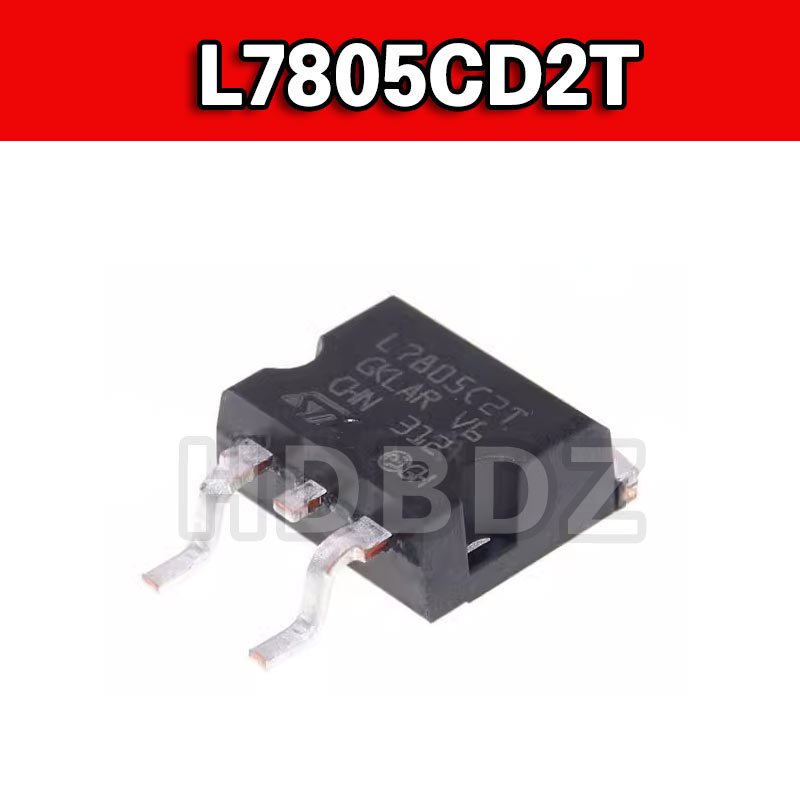 2-10pcs L7805C2T  SMD IC TO-263 เครื่องปรับแรงดันไฟฟ้าแบบสามปลาย L7805