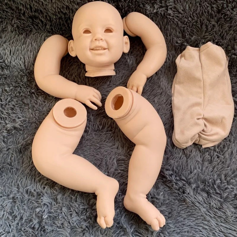 28 นิ้ว Reborn ตุ๊กตาชุด Cammi Smile Face Reborn ตุ๊กตาอะไหล่ Soft Touch Fresh สี Unpainted ตุ๊กตาชุด Body และ Eyes