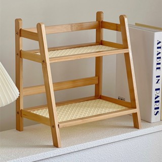 Ready Stock⚫SONDER⚫ตระกร้าเก็บถ้วยสานจากเถาวัลย์ โฮลเดอร์วาง…