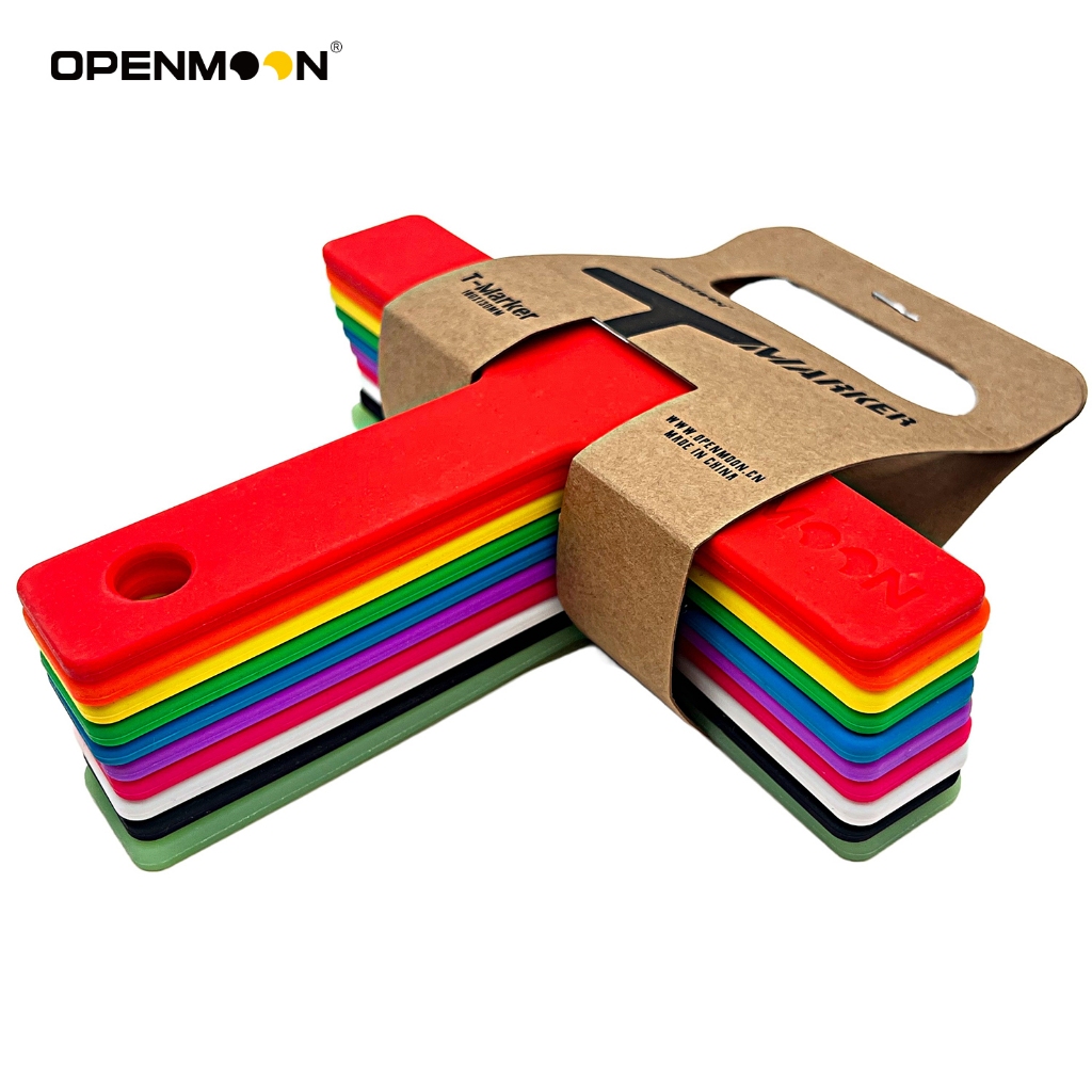 Openmoon 10 ชิ้นซิลิกาเจล T-MARKS สีสันและเรืองแสง (หนึ่งในแต่ละอันละ 10 สี-หรือติดต่อฝ่ายบริการลูกค้าเพื่อจับคู่สีตัวเอง)