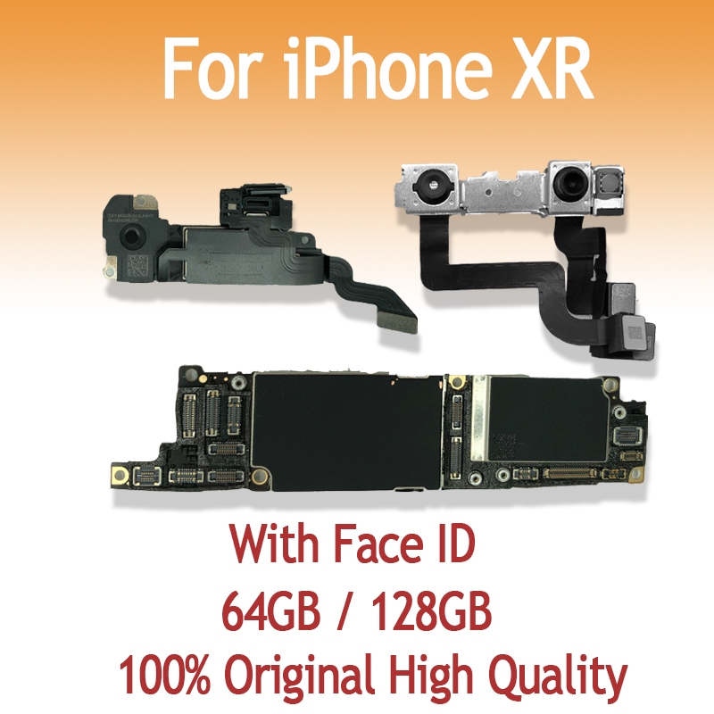 64GB 128GB 256GB เมนบอร์ดสําหรับ iPhone XR พร้อม Face ID iOS Logic Board