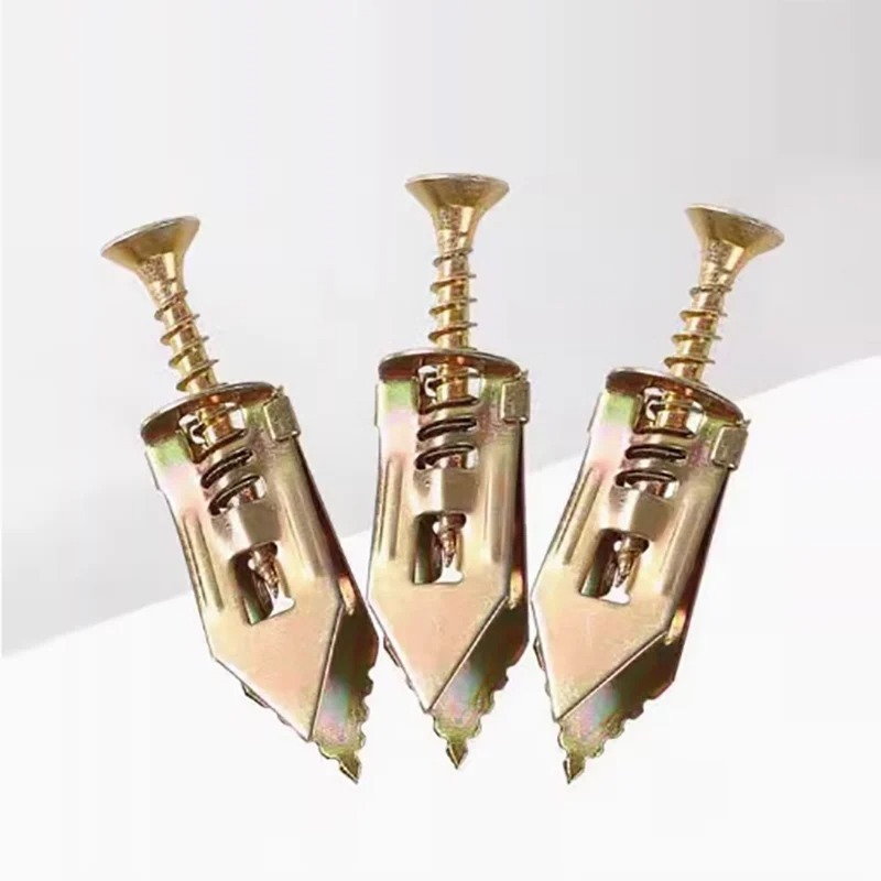 10/20 ชิ้นเจาะด้วยตนเอง Anchors สกรู Self-Tipping สกรูขยาย Drywall Anchor ชุดเหมาะสําหรับยิปซั่มบอร์ด Plasterboard