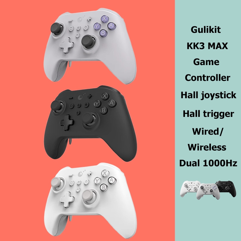 Gulikit KK3 MAX Controller NS39 KingKong 3 Gamepad พร้อม Hall Effect จอยสติ๊กและทริกเกอร์สําหรับ Win