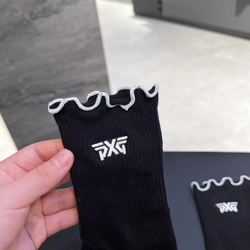 Golf Ladies Casual Socks Fashion All-Match Lace Warm Socks ราคา ถูกที่สุด ดีลบีเคเค แกลเลอรีภาพที่ 6