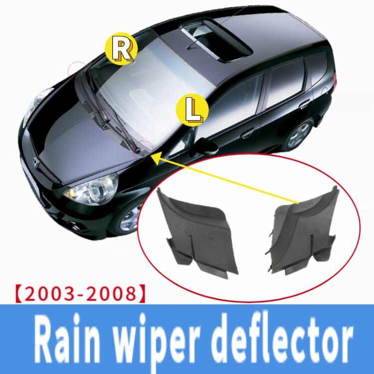 JAZZ ด้านข้างกระจก Grille ฝาครอบ/เครื่องยนต์บานพับฝาครอบสําหรับ HONDA JAZZ/FIT Hatchback SAA(2003 ~ 2008) GD1/GD3 เครื่องยนต์ Hood Bonnet Cowl Top Assy บานพับฝาครอบ