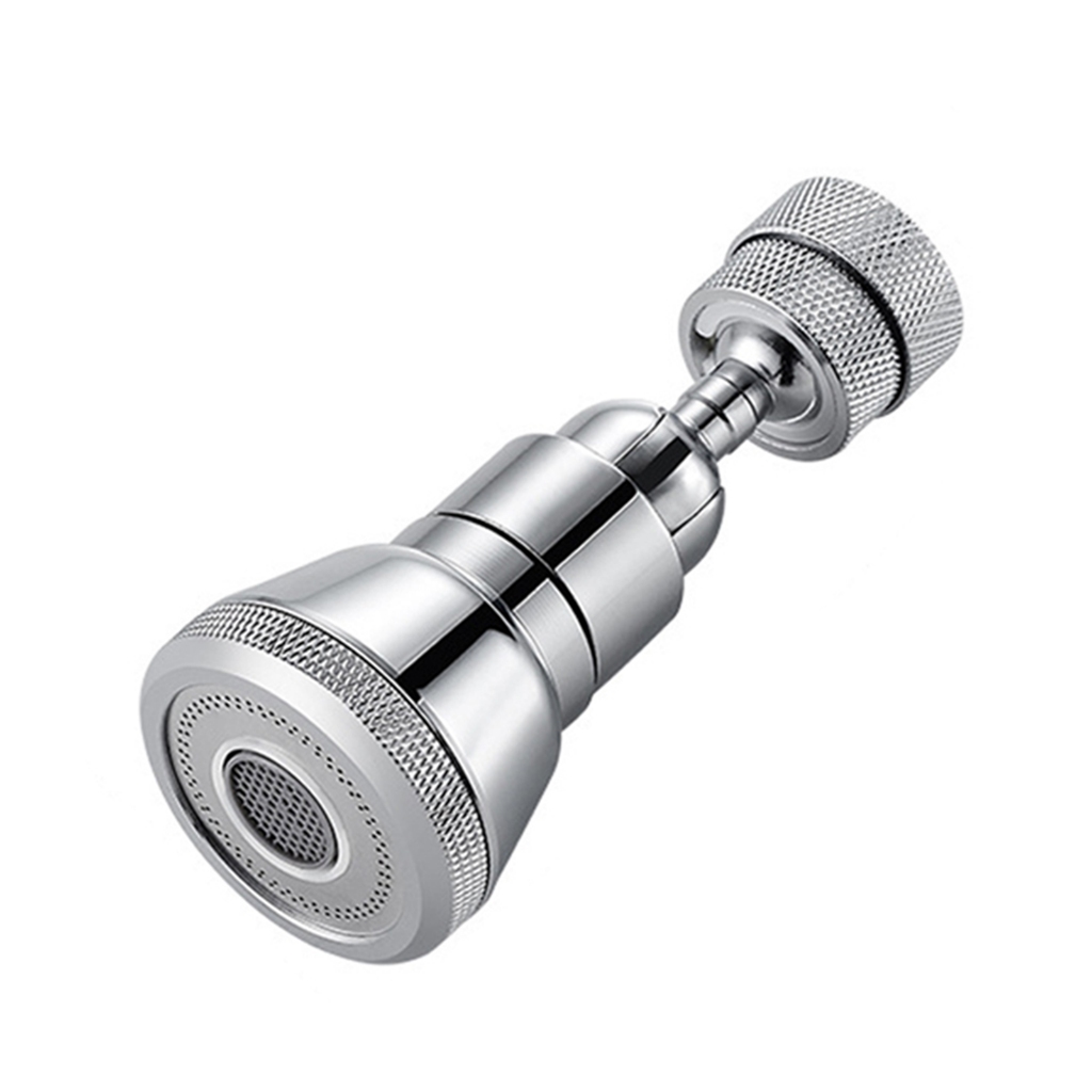 Splash-proof Faucet Adapter Kitchen Swirl Sink Aerator Faucet Filter Extender 360° หัวฉีดเครื่องพ่นย