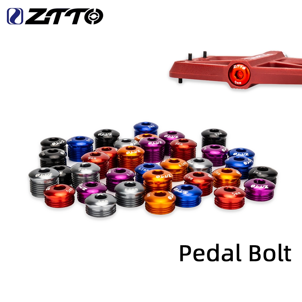 Ztto จักรยานเหยียบสายฟ้า ม14ฝุ่นเหยียบสกรู5มิลลิเมตร6.5มิลลิเมตร9มิลลิเมตรสําหรับภูเขาพับจักรยานเมืองจักรยานเหยียบหมวก