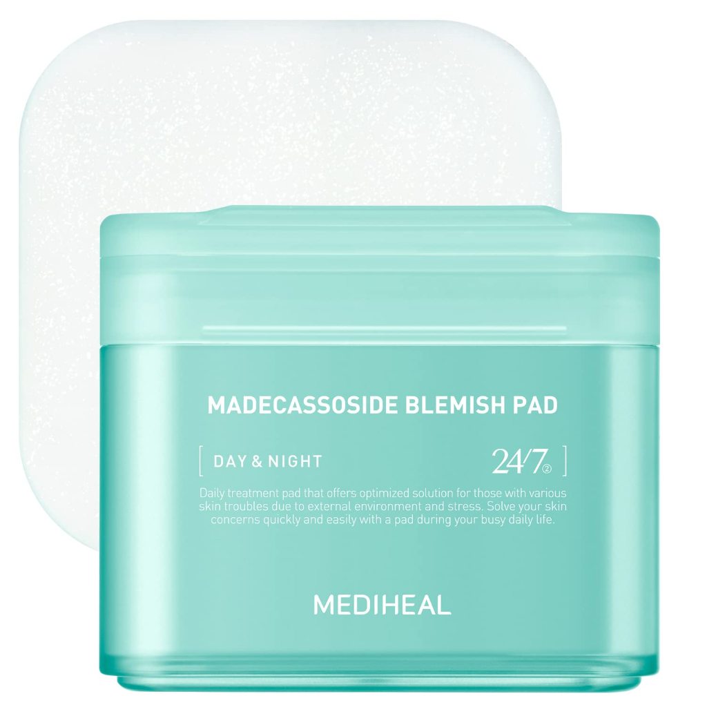 (100ea) เมดิฮีล Mediheal Madecassoside Blemish Pad 170ml แผ่นบำรุงผิวเฉพาะจุด สูตรเคลียร์รอยสิว ลดผิวอักเสบ.