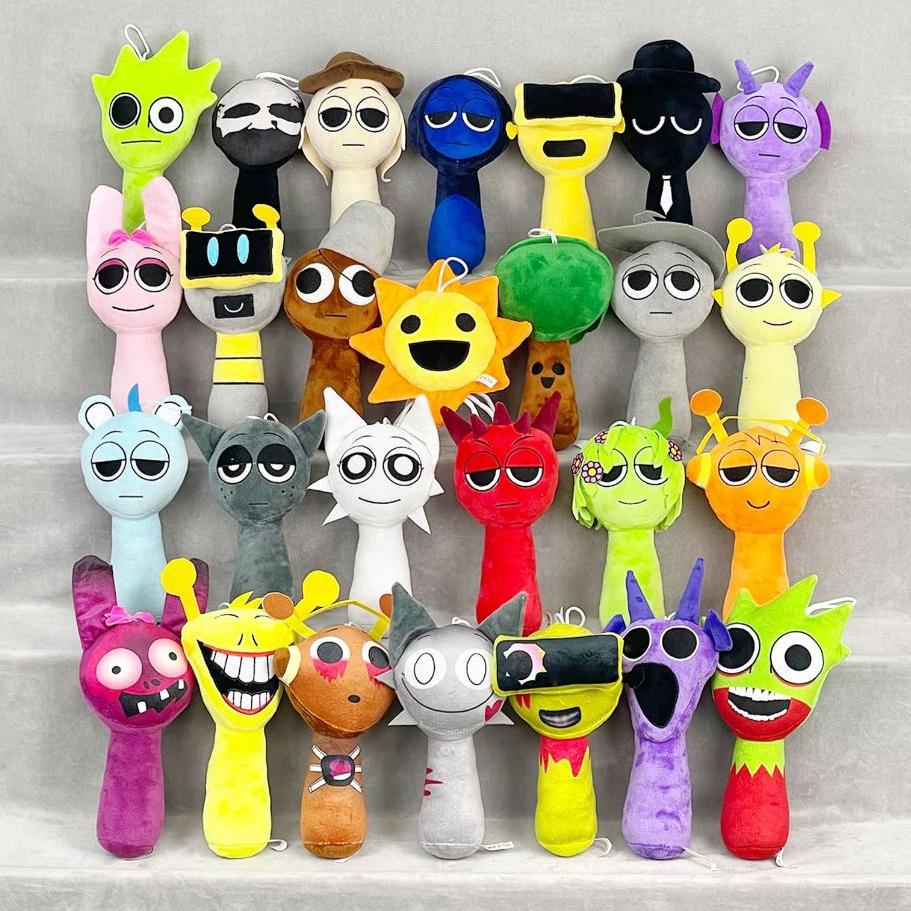 20 ซม.Sprunki ตุ๊กตา Plush Sprunki Incredibox เกมรูปของเล่นของขวัญสําหรับเด็ก