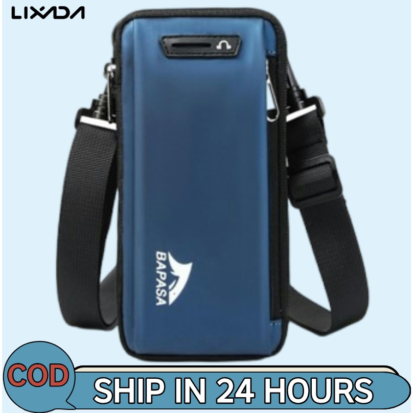 [LIXADA Mall] Phone Bag Phone Purse Cross Body Bag กระเป๋าคาดเอว Phone Pouch Fit 7.5 นิ้ว Phones
