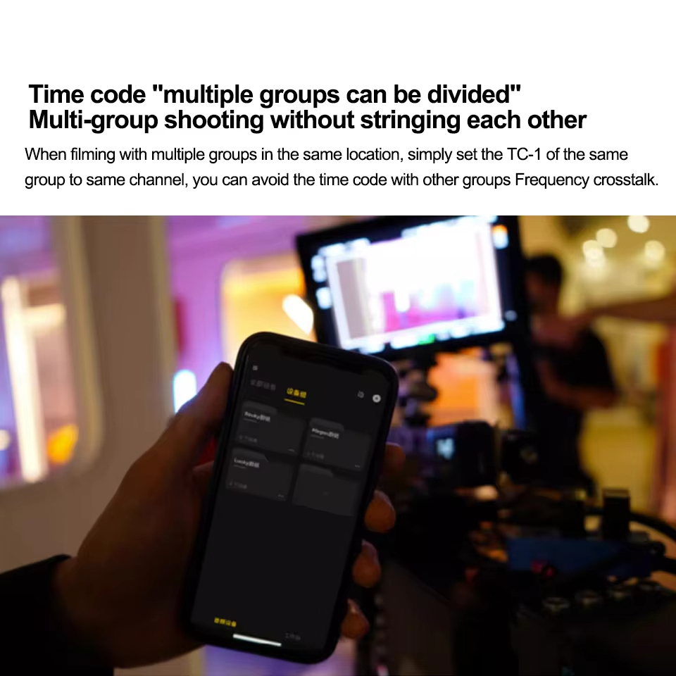 Apture Deity TC-1 Wireless Timecode Box Mini Portable OmniDirectional Mic สําหรับสัมภาษณ์การถ่ายภาพเอกสาร