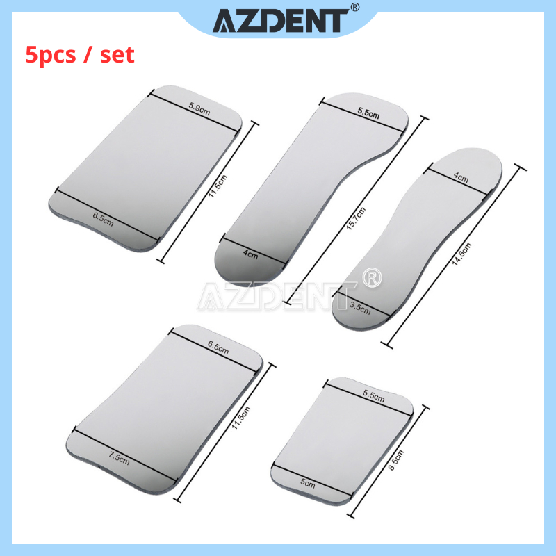ชุดกระจกกระจกสองด้านทันตกรรม 5 ชิ้น AZDENT