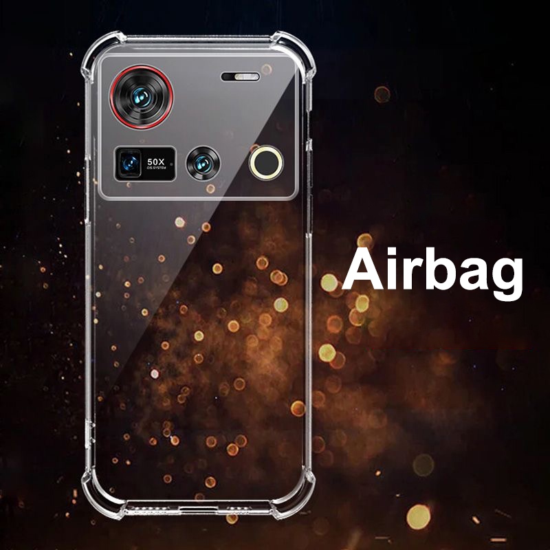 สําหรับ Nubia Z70 Ultra เสริมมุม Soft TPU กันกระแทกถุงลมนิรภัยสําหรับ Nubia Z70Ultra สําหรับ Nubia Z