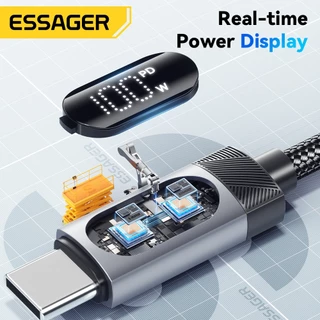 Essager สายชาร์จเร็ว Usb-A/C To C กําลังสูงชิป E-Marker ที่ได้รับการยกย่อสําหรับ IP/Android