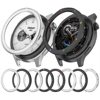 ฝาโลหะสําหรับ Xiaomi watch S3 S4 เปลี่ยน 316L แหวนสแตนเลสนาฬิกาอุปกรณ์เสริม