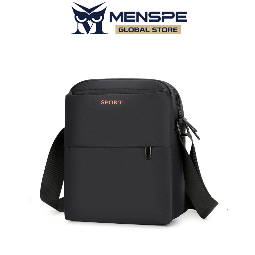 Menspe กระเป๋าสะพายไหล่ผู้ชายกันน้ํา Oxford Multi-Layer ความจุขนาดใหญ่กระเป๋าข้ามร่างกายสําหรับสบายๆกีฬา Street Travel สํานักงานพักผ่อนกลางแจ้ง