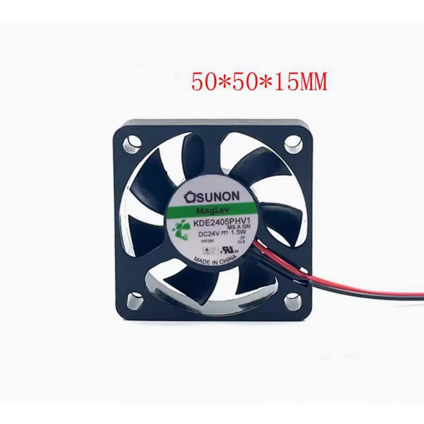 Jianzhun SUNON KDE2405PHV1 5015 24V 1.5w 5CM พัดลมระบายความร้อนความชื้น