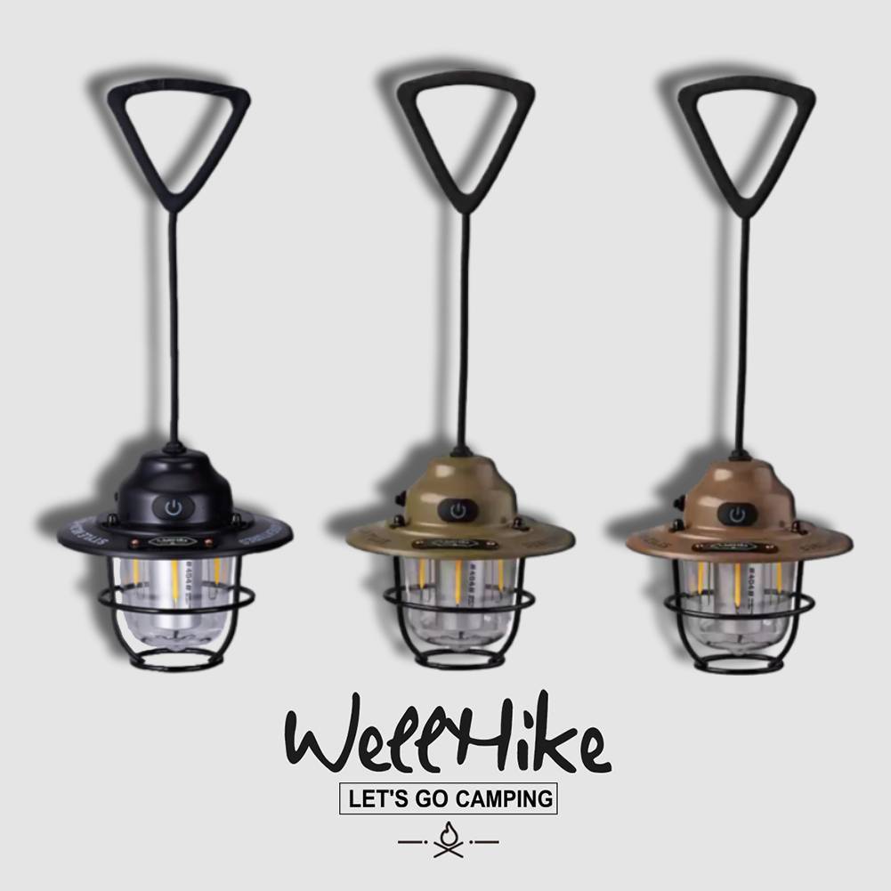 🚚สต็อกพร้อมในกรุงเทพ🚚 Wellhike ตะเกียง led ไฟแค้มป์ปิ้งพกพา โคมไฟฉุกเฉิน IPX4 1200mAh ตะเกียงแค้มป์ปิ้ง กันน้ํา สําหรับตั้งแคมป์ ตกปลา เดินป่า ไฟตะเกียง ไฟแค้มป์ปิ้ง ทั้งคืน แคมป์ไฟ